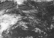 GOES-16 Central Atlantic satellite image (Visible)