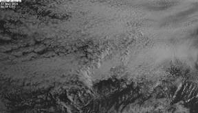 GOES-West Central/Eastern Pacific satellite image (Visible)