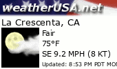 Click for Forecast for La Crescenta, California from weatherUSA.net