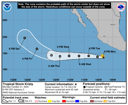 NHC graphical forecast track