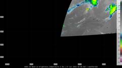 GOES-16 Full Atlantic satellite image (Infrared, enhanced)