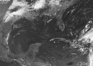 GOES-16 Western Atlantic satellite image (Visible)