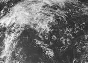 GOES-16 Central Atlantic satellite image (Visible)