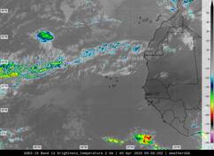 GOES-16 Eastern Atlantic satellite image (Infrared, enhanced) GOES-16 Eastern Atlantic satellite image (Infrared, enhanced)